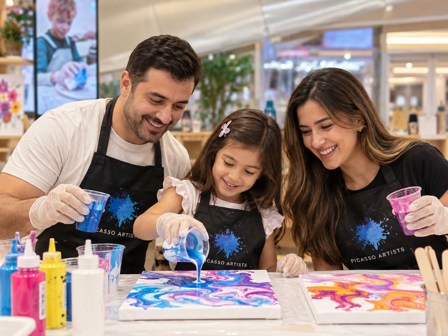 Family Fluid Art