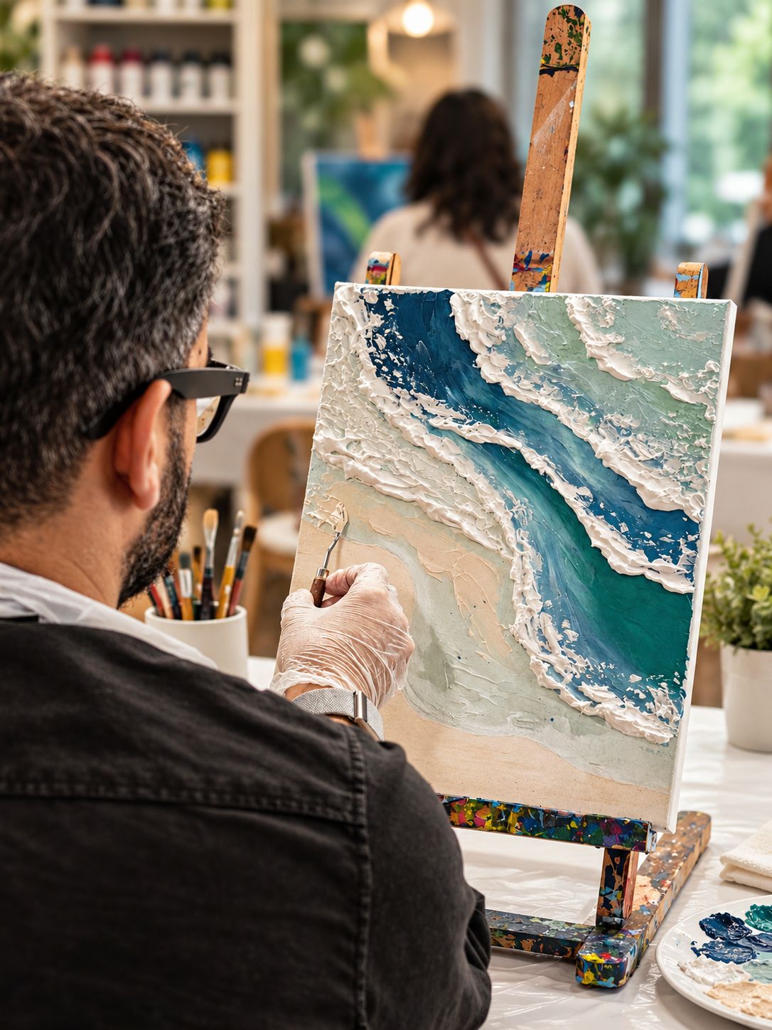 Signature Canvas Painting at Picasso Artists