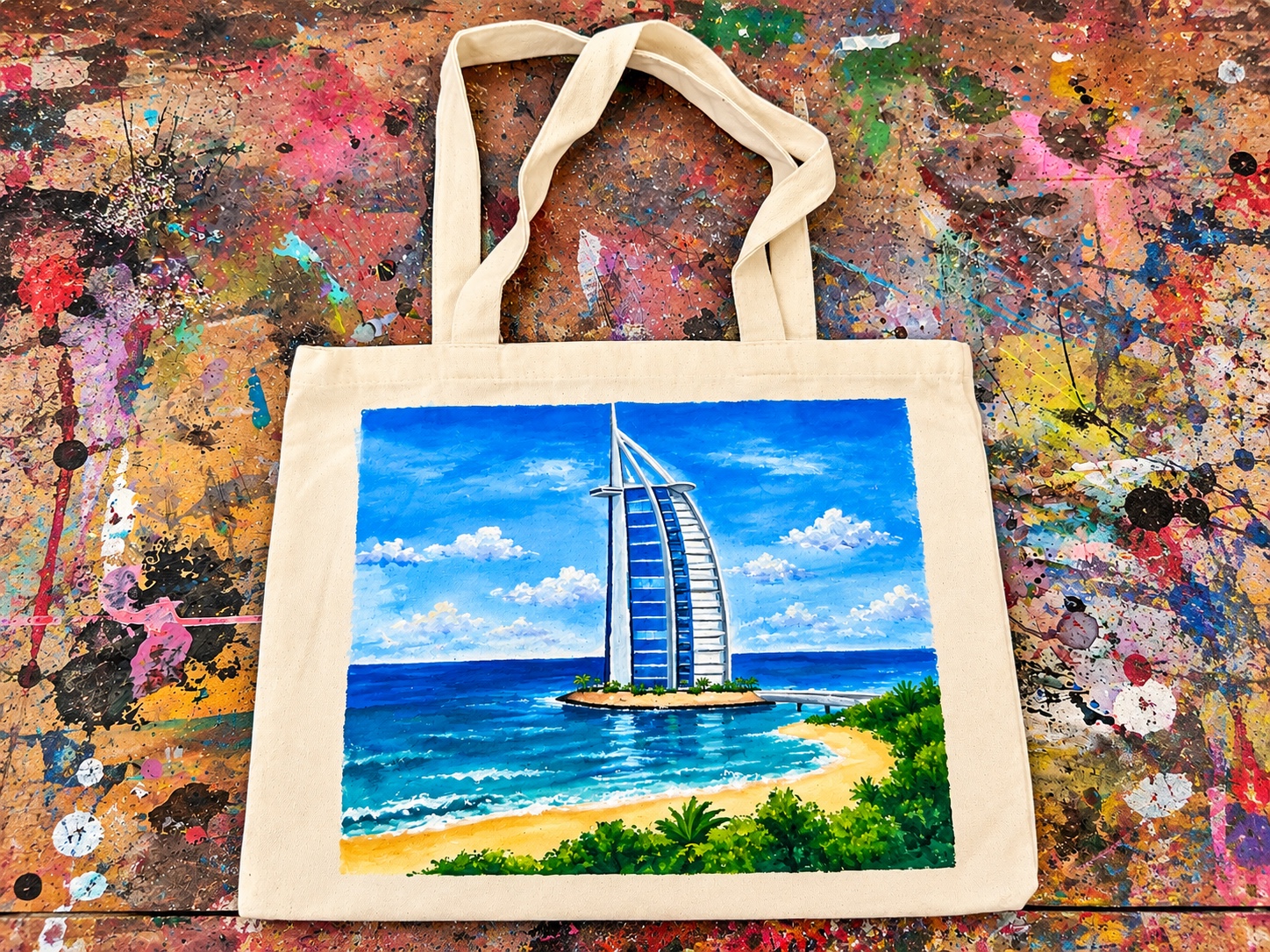 Tote Bag Painting at Picasso Artists