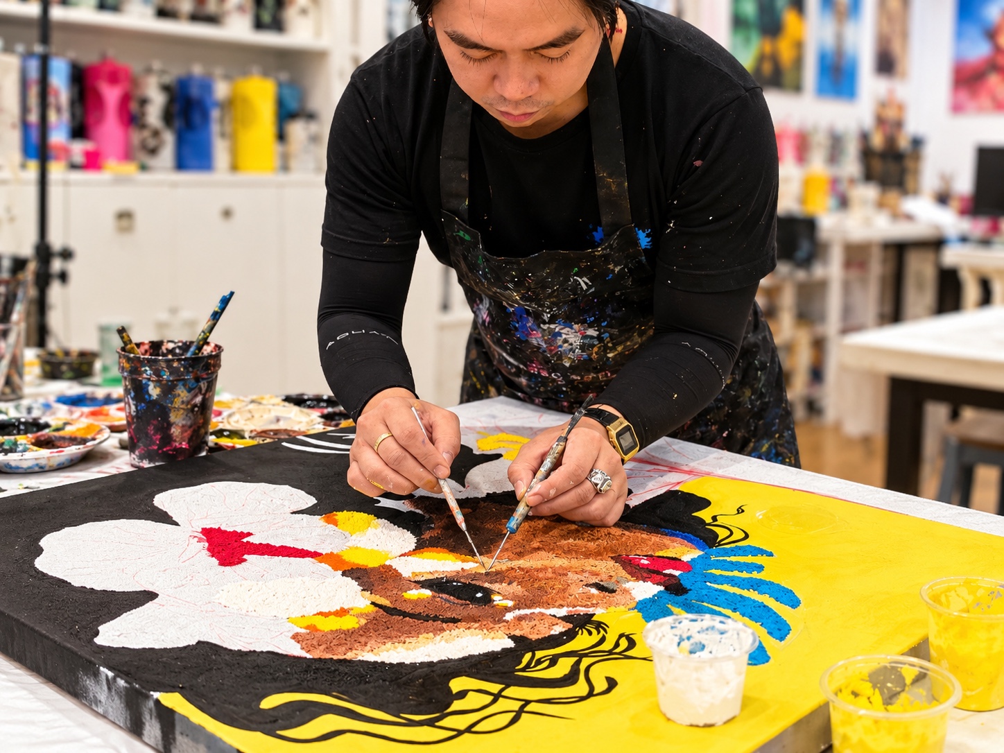 Textured Mache at Picasso Artists