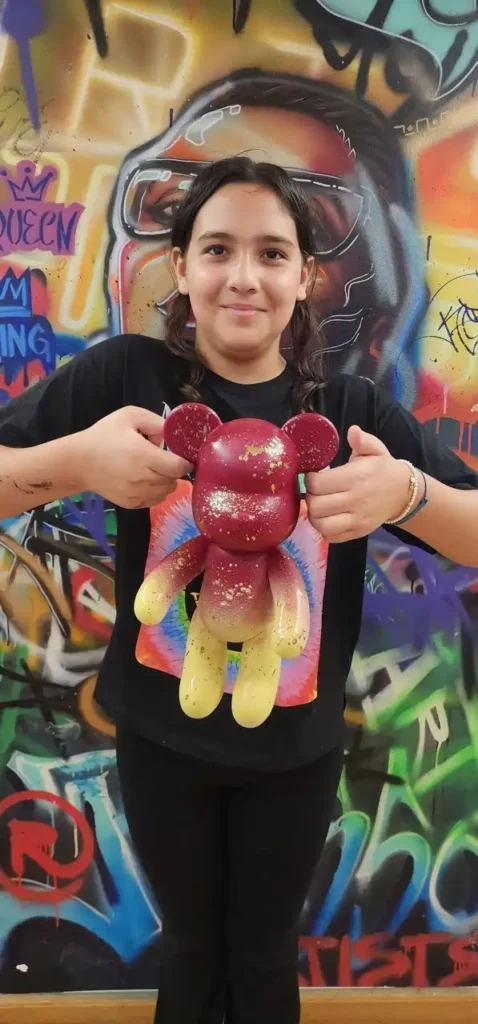 kids bear art