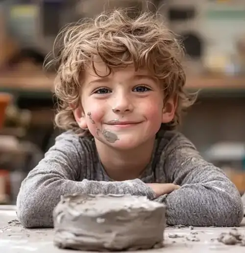 kids pottery Hand Building workshops