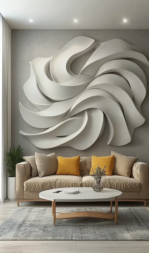 3D Geometric Patterns on wall