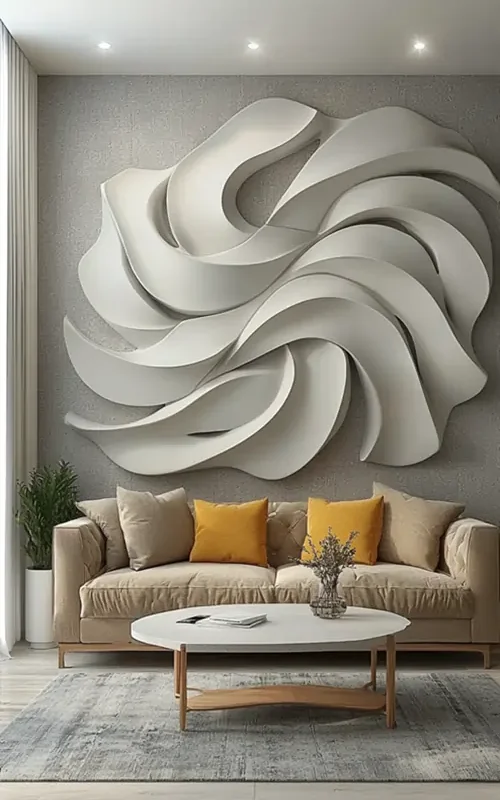 3D Geometric Patterns on wall